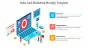 Astounding Sales And Marketing Strategy Template Slides
